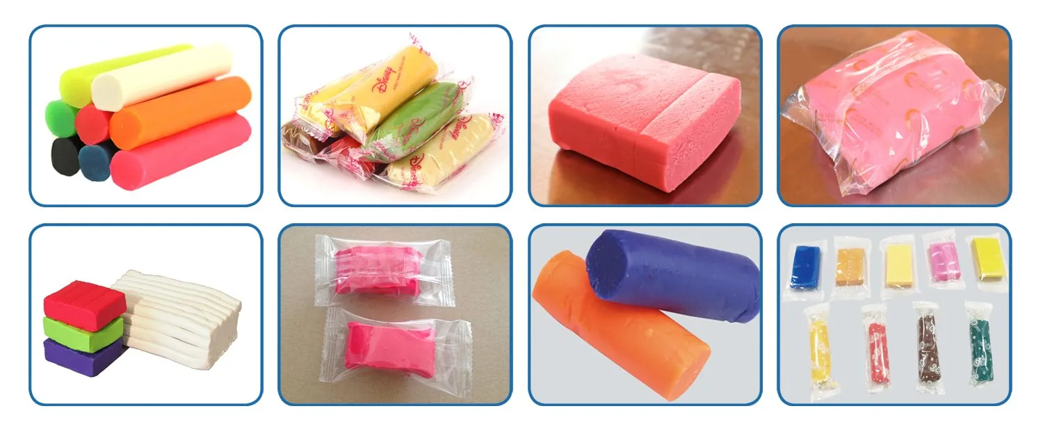 Автоматическая упаковочная машина для легкой и мягкой глиняной смеси для игры в муку